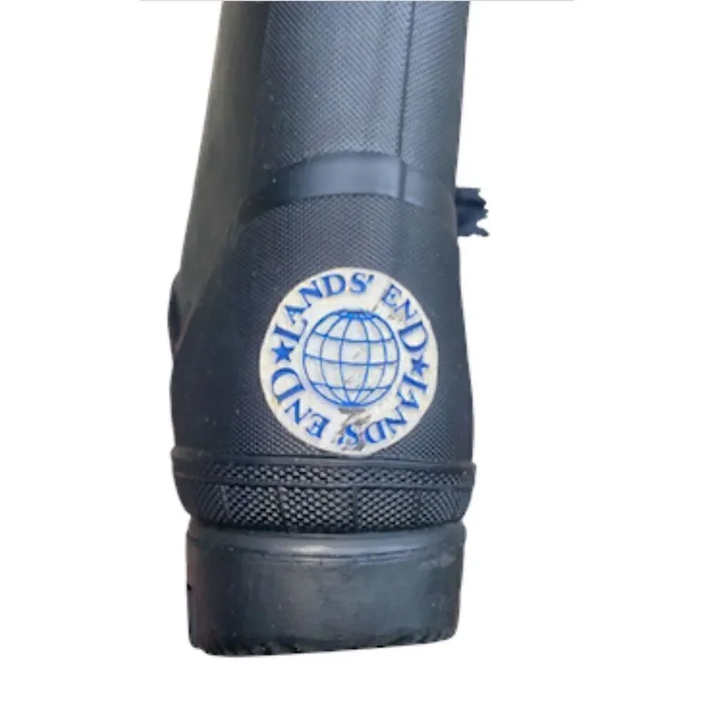 Lands End All Weather Snow  Boots Steel Shank Lined Sz. 1M